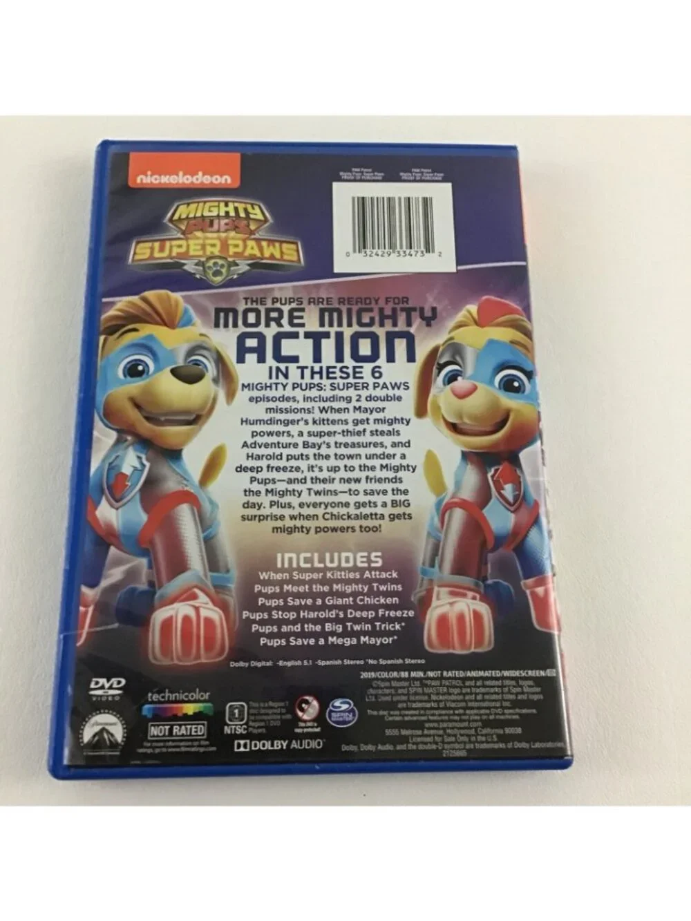 Paw Patrol Mighty Pups Super Paws DVD Mighty Twins Figures Car Racer Figure Lot